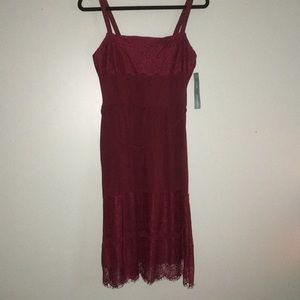Vintage inspired dress with pretty lace detail